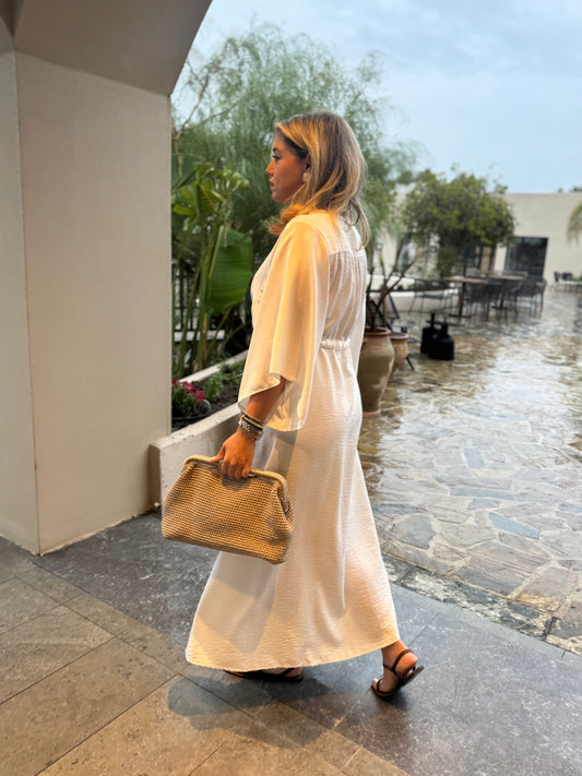 Clutch Bag with Frame Opening & Handle Grip