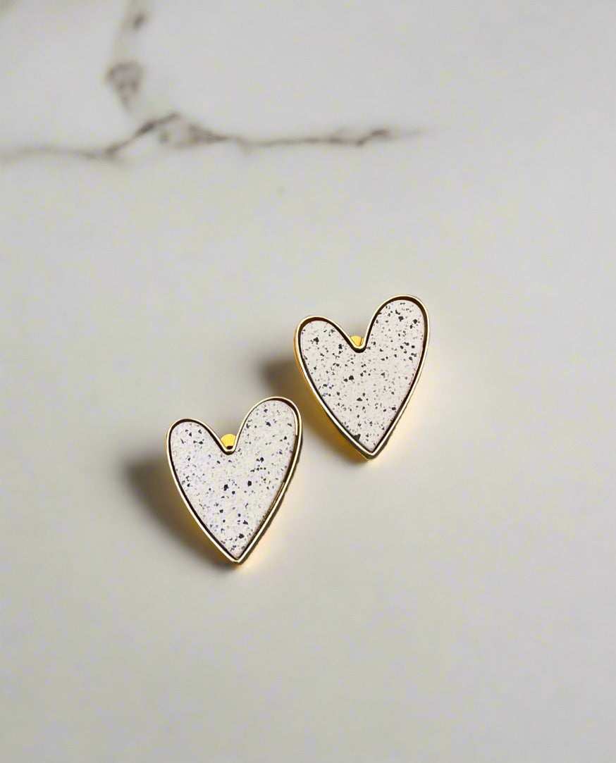 Handmade Earrings – Heart Large