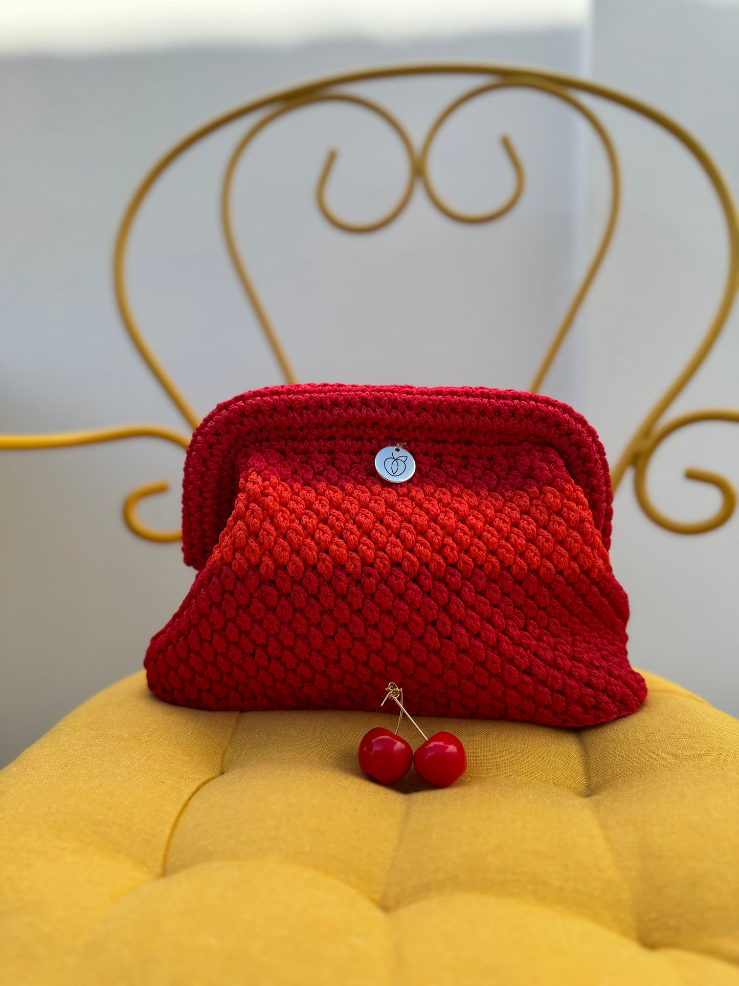 Aroditi Mini Bag – Red with Orange