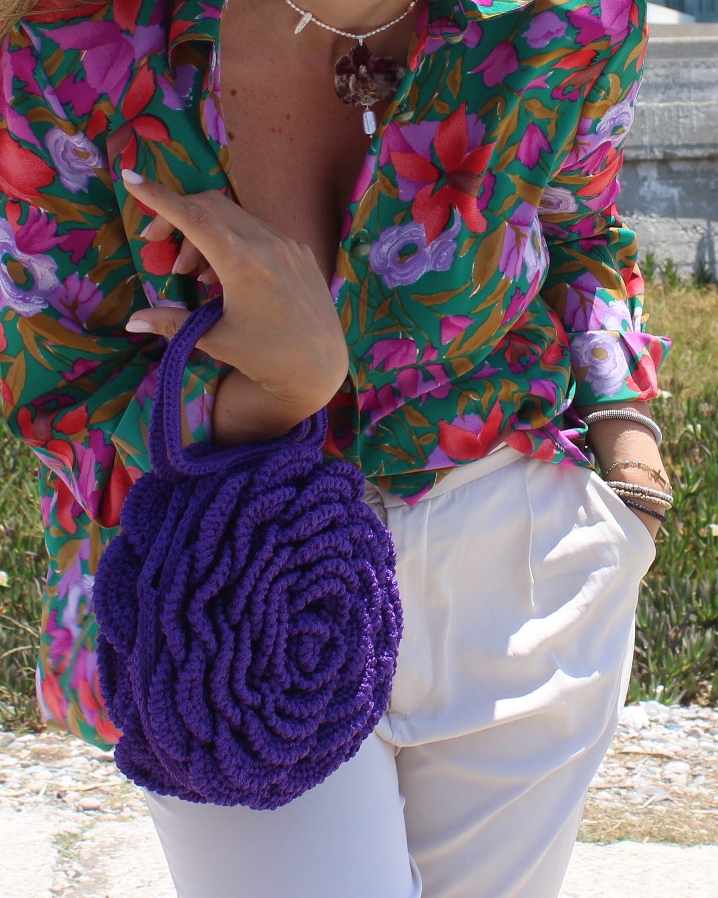 Rose Bag – Purple