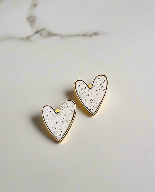 Handmade Earrings – Heart Large