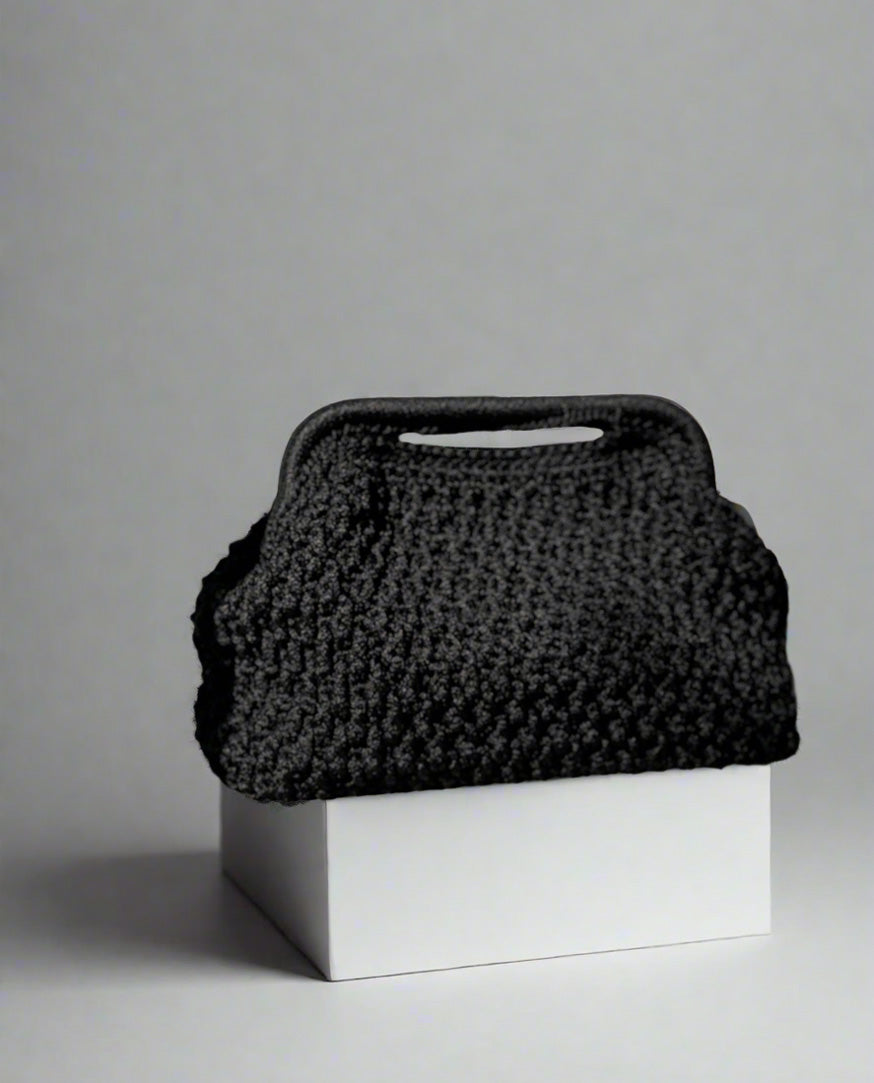 Afroditi Mini Black Bag