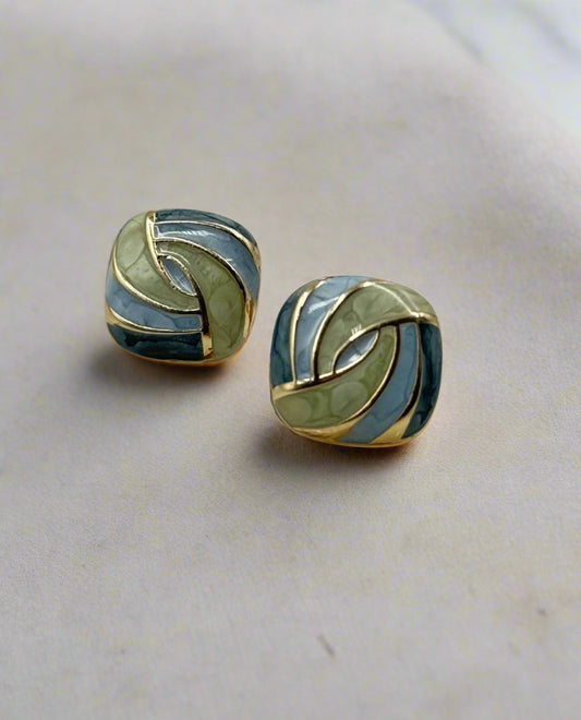 Sky Mood Clip Earrings
